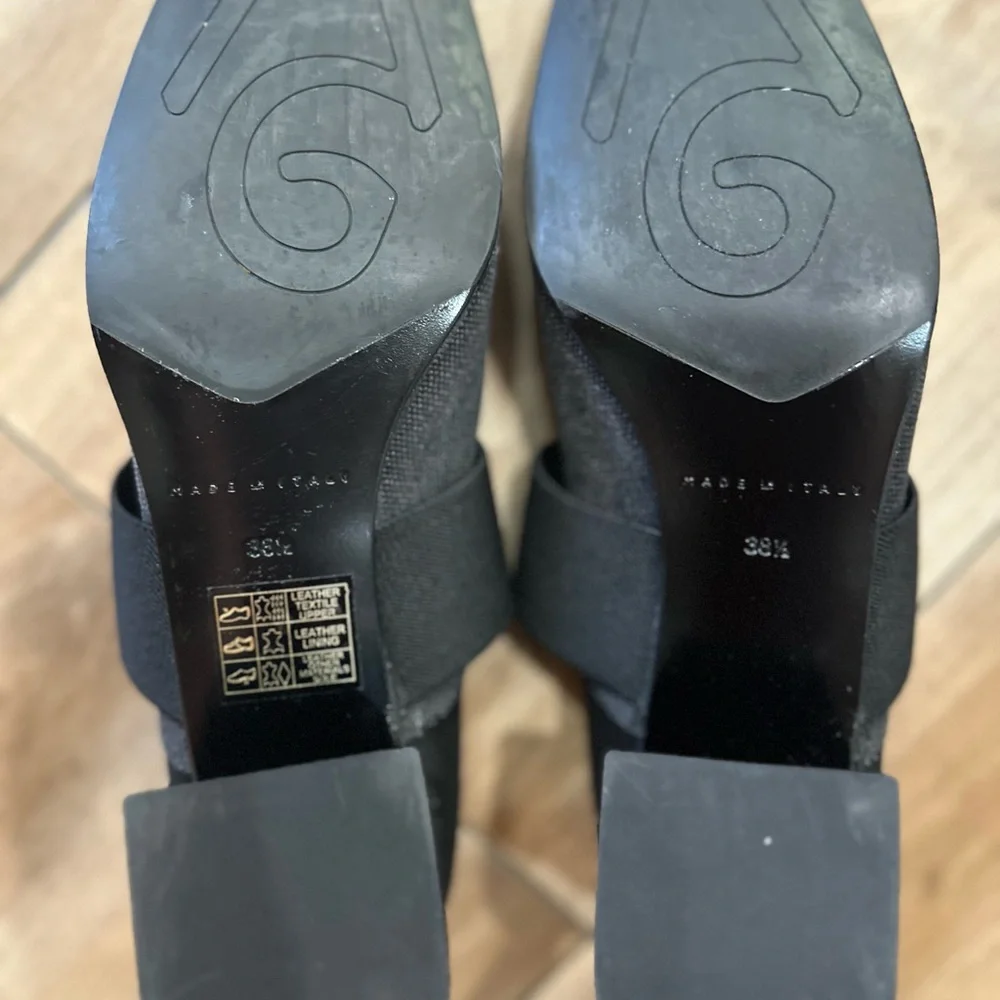 M. Gemi Ballare Grey & Black Mary Jane Heels Women’s Shoes Size 7.5 - Picture 7 of 7